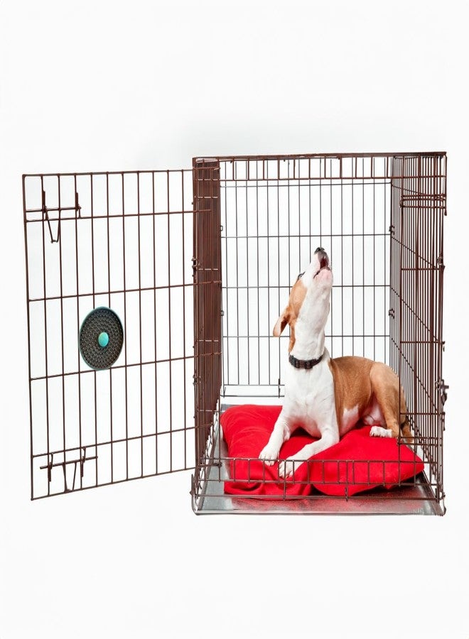 SPOT Soothers Multipurpose Dog Licking Mat- Dog Peanut Butter Lick Pad & Slow Feeder for Crate, Enrichment Toy for Small & Medium Dogs and Puppies, Food Grade Rubber, Anxiety Reliever, 6inch - Image 2